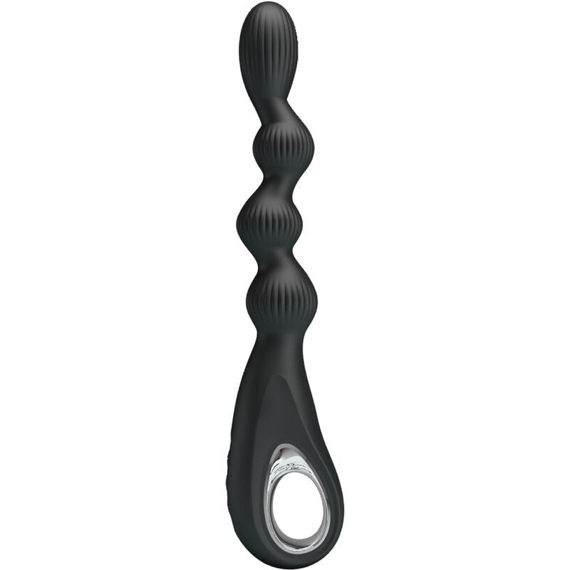 Pretty Love Federer Vibratore Anale 12 Vibrazioni Nero - PRETTY LOVE - Vibratori Anali | erosidea.com