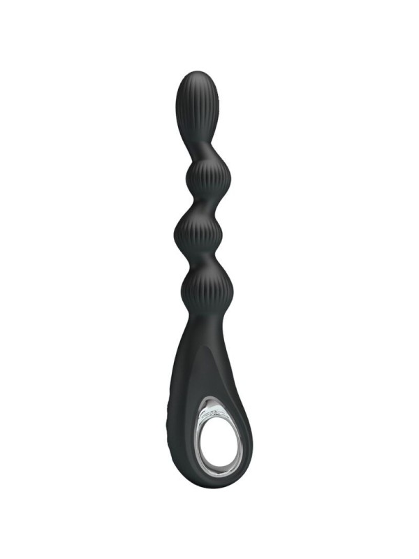 Pretty Love Federer Vibratore Anale 12 Vibrazioni Nero - PRETTY LOVE - Vibratori Anali | erosidea.com