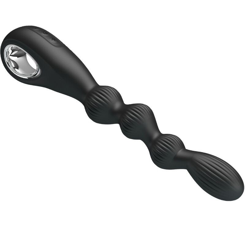 Pretty Love Federer Vibratore Anale 12 Vibrazioni Nero - PRETTY LOVE - Vibratori Anali | erosidea.com