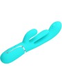 Pretty Love - Shania Triple Rabbit Vibratore Multifunzione 3 In 1 Blu - PRETTY LOVE - Vibratori Doppi | erosidea.com