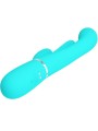Pretty Love - Shania Triple Rabbit Vibratore Multifunzione 3 In 1 Blu - PRETTY LOVE - Vibratori Doppi | erosidea.com