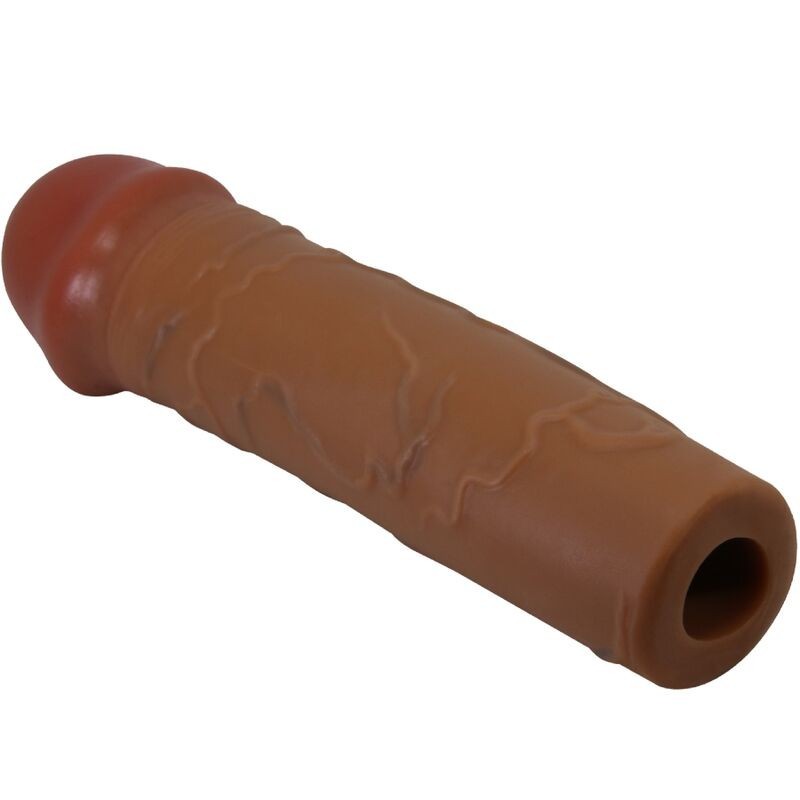 Pretty Love - Guaina Per Pene Nile Con Estensione 25 Cm Mulatto - PRETTY LOVE - Guaine e Prolunghe | erosidea.com
