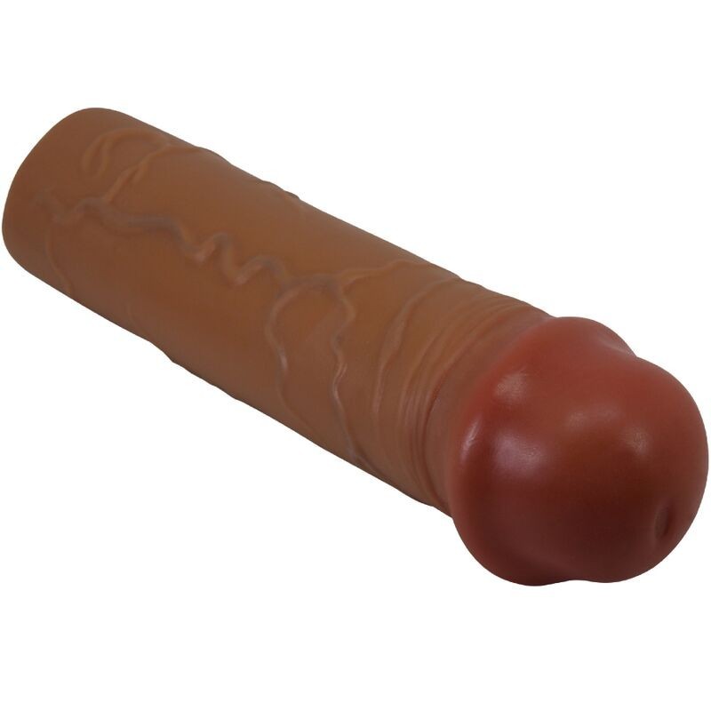 Pretty Love - Guaina Per Pene Nile Con Estensione 25 Cm Mulatto - PRETTY LOVE - Guaine e Prolunghe | erosidea.com