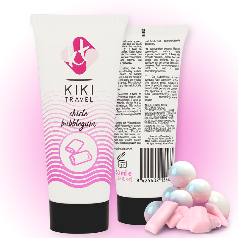 Kik Travel - Fragola Gum Lubrificante 50 Ml - KIKÍ TRAVEL - Aromatizzati e Commestibili | erosidea.com