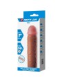 Pretty Love - Guaina Per Pene Nile Con Estensione 25 Cm Mulatto - PRETTY LOVE - Guaine e Prolunghe | erosidea.com