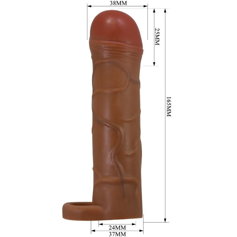 Pretty Love - Guaina Per Pene Bunion Con Estensione 25 Cm Mulatto - PRETTY LOVE - Guaine e Prolunghe | erosidea.com
