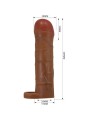 Pretty Love - Guaina Per Pene Bunion Con Estensione 25 Cm Mulatto - PRETTY LOVE - Guaine e Prolunghe | erosidea.com