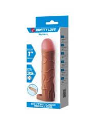 Pretty Love - Guaina Per Pene Bunion Con Estensione 25 Cm Mulatto - PRETTY LOVE - Guaine e Prolunghe | erosidea.com