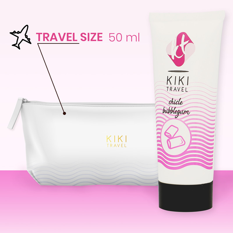 Kik Travel - Fragola Gum Lubrificante 50 Ml - KIKÍ TRAVEL - Aromatizzati e Commestibili | erosidea.com