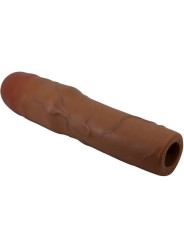 Pretty Love - Kylian Guaina Per Pene Con Estensione 76 Cm Mulatto - PRETTY LOVE - Guaine e Prolunghe | erosidea.com