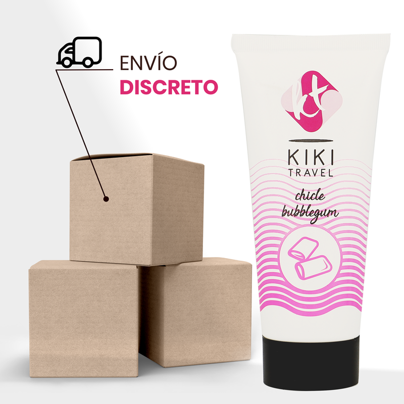 Kik Travel - Fragola Gum Lubrificante 50 Ml - KIKÍ TRAVEL - Aromatizzati e Commestibili | erosidea.com