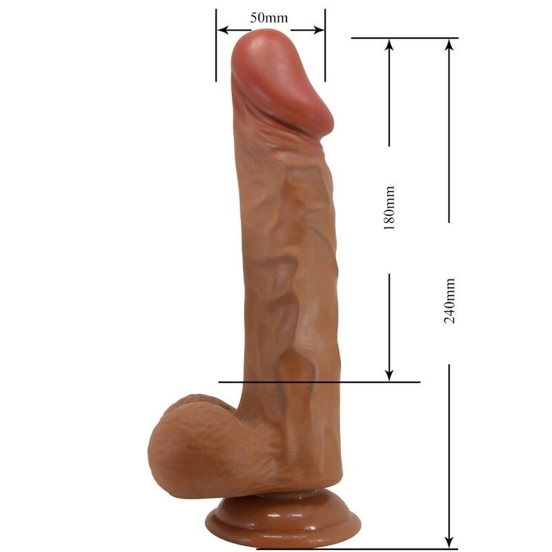 Baile Dildo Realistico Buraq 24 Cm Carne - BAILE - Dildo Realistici | erosidea.com