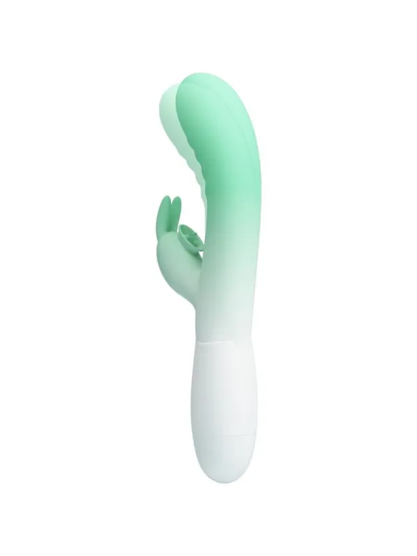 Pretty Love - Vibratore Rabbit Cerberus 3O Vibrazioni Verde - PRETTY LOVE - Vibratori Rabbit | erosidea.com