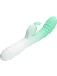 Pretty Love - Vibratore Rabbit Cerberus 3O Vibrazioni Verde - PRETTY LOVE - Vibratori Rabbit | erosidea.com