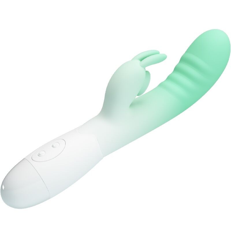 Pretty Love - Vibratore Rabbit Cerberus 3O Vibrazioni Verde - PRETTY LOVE - Vibratori Rabbit | erosidea.com