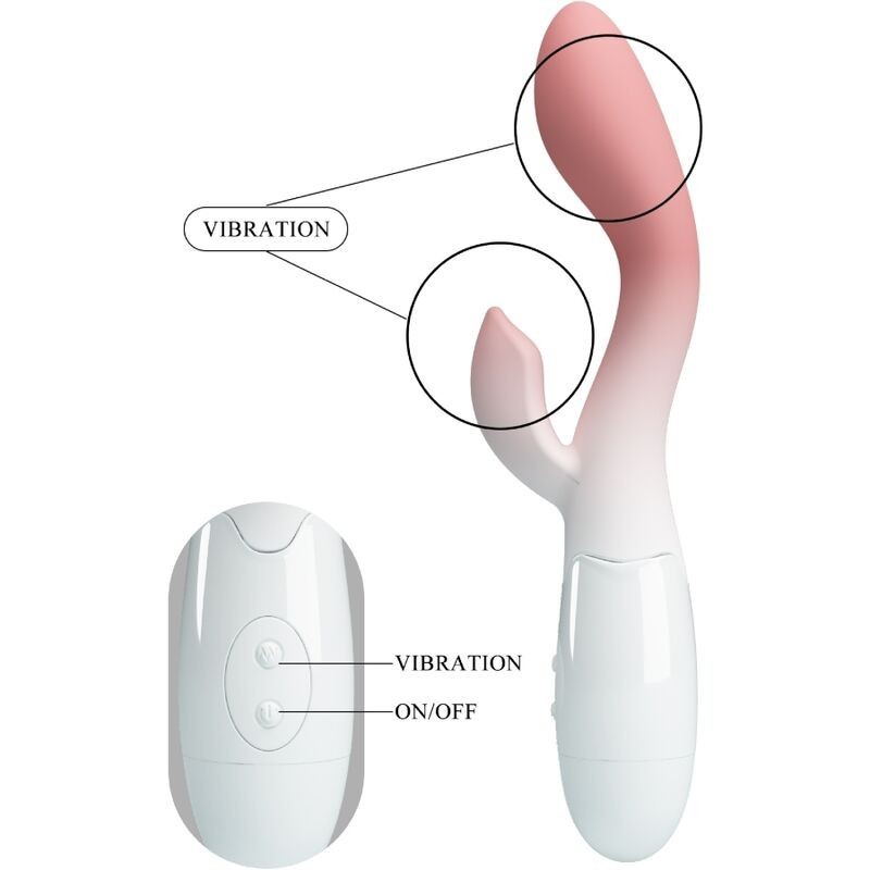 Vibratore Doppio Pretty Love Brighty G-Spot - PRETTY LOVE - Vibratori Doppi | erosidea.com
