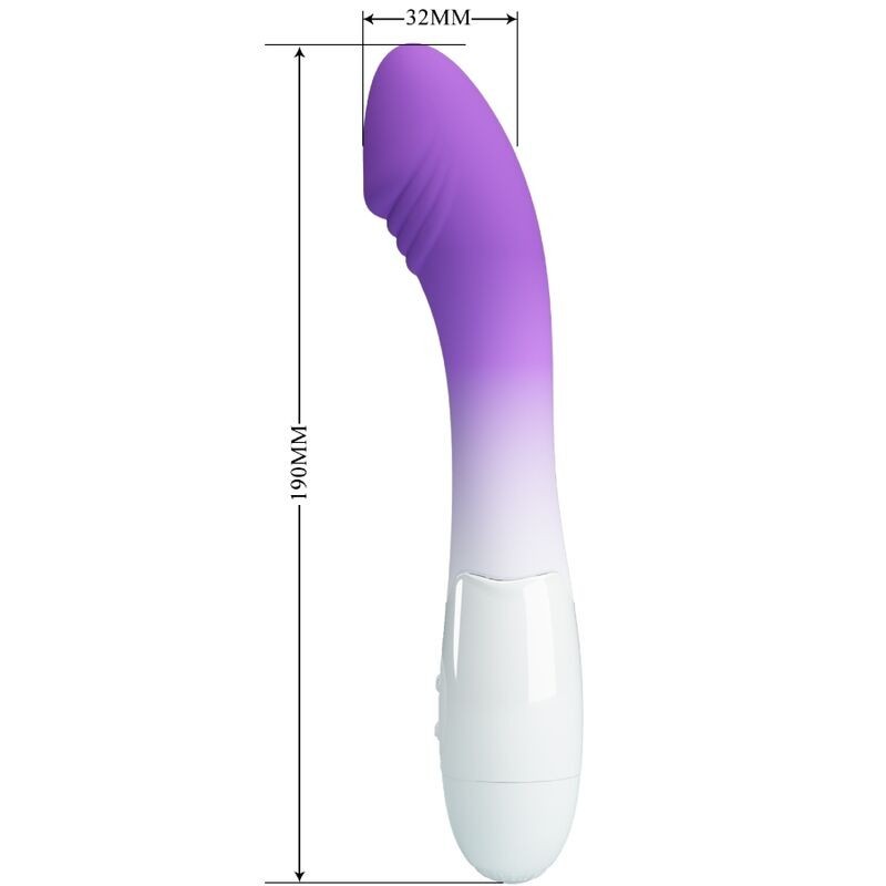 Pretty Love - Vibratore Elemental G-Spot 30 Vibrazioni Viola - PRETTY LOVE - Vibratori punto G | erosidea.com