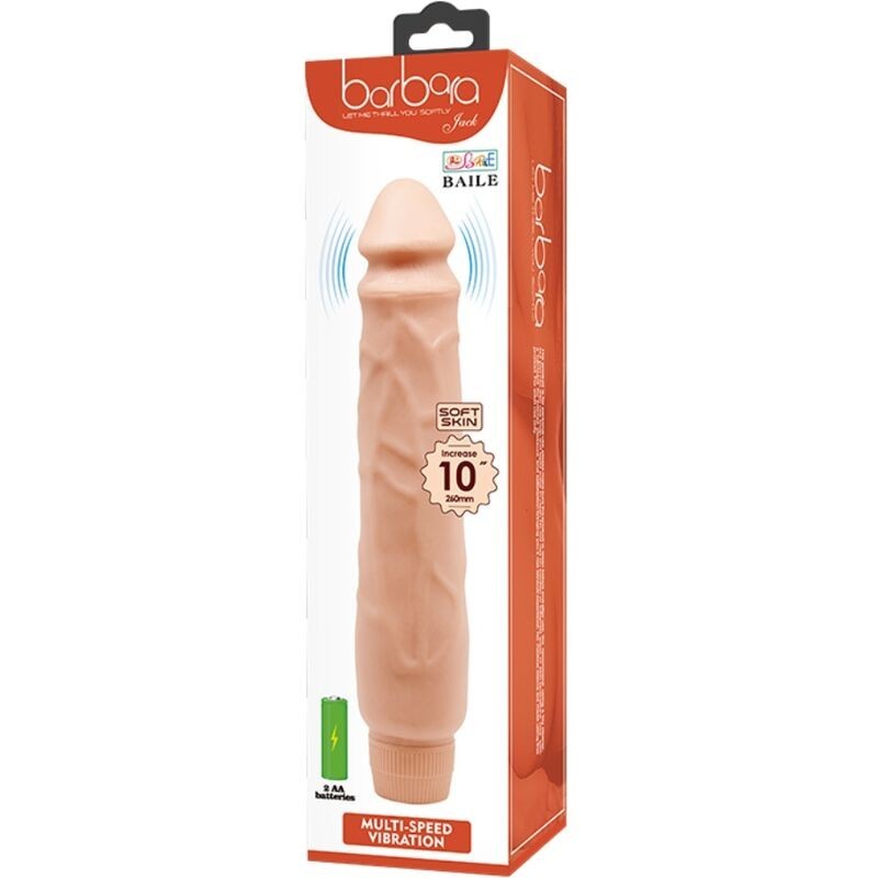Vibratore Realistico Baile Jack 26 Cm Carne - BAILE - Vibratori Realistici | erosidea.com