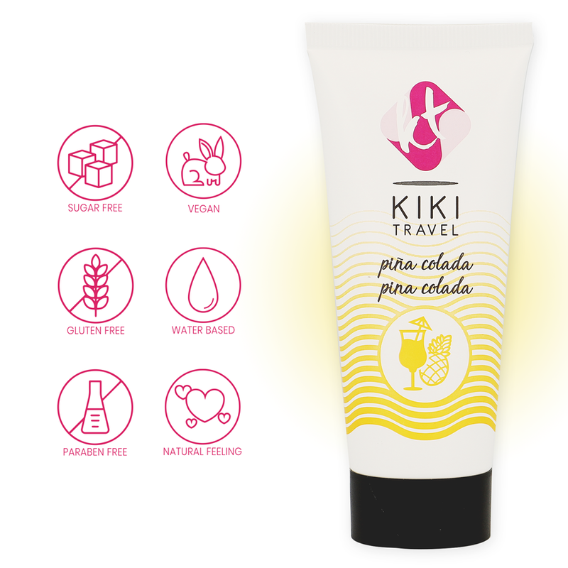Kik Travel - Pina Colada Lubrificante 50 Ml - KIKÍ TRAVEL - Aromatizzati e Commestibili | erosidea.com