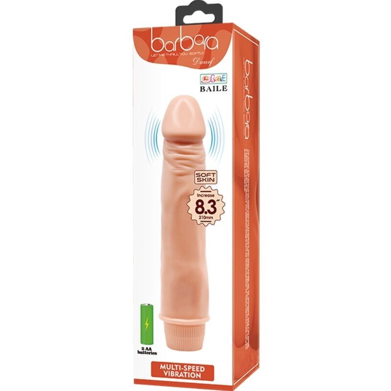 Baile Vibratore Realistico Nano 21 Cm Carne - BAILE - Vibratori Realistici | erosidea.com