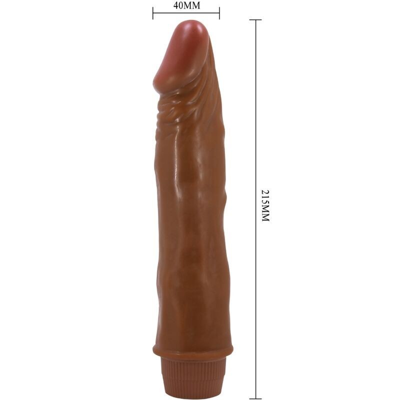 Baile Vibratore Realistico Nano 21 Cm Mulatto - BAILE - Vibratori Realistici | erosidea.com