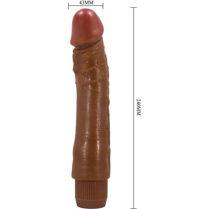Baile Dybbuk Vibratore Realistico 24 Cm Mulatto - BAILE - Vibratori Realistici | erosidea.com
