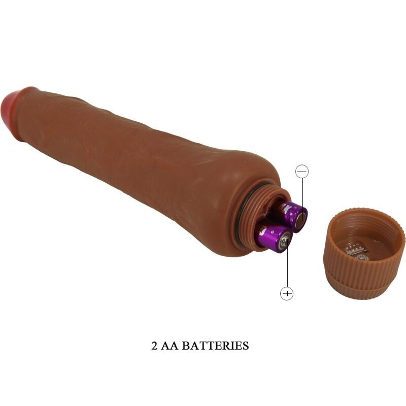 Baile Dryad Vibratore Realistico 25 Cm Mulatto - BAILE - Vibratori Realistici | erosidea.com