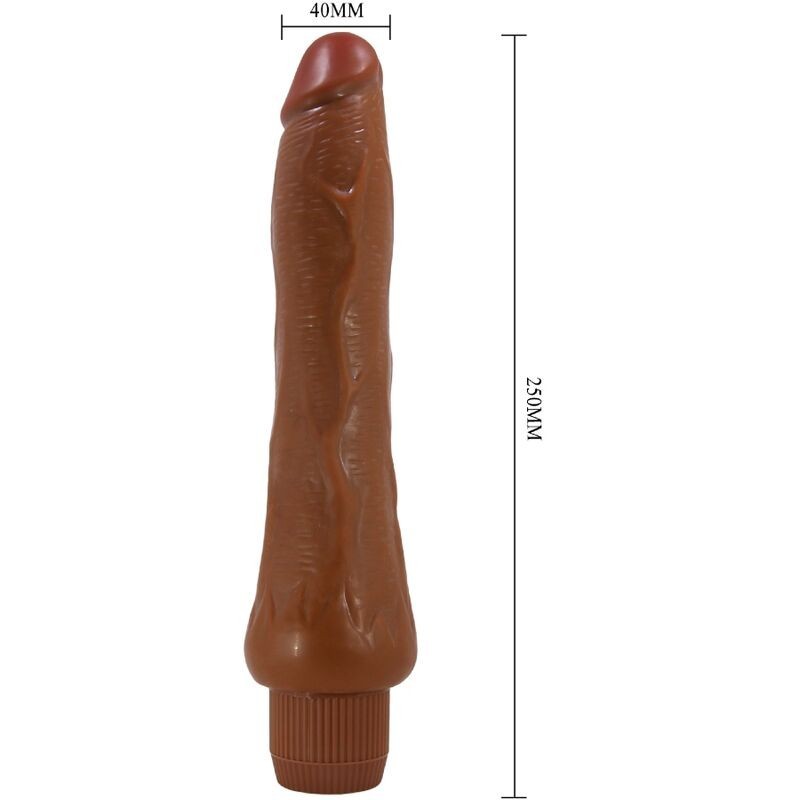 Baile Dryad Vibratore Realistico 25 Cm Mulatto - BAILE - Vibratori Realistici | erosidea.com
