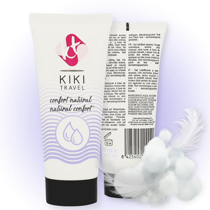 Kik Travel - Confort Lubrificante Naturale 50 Ml - KIKÍ TRAVEL - A Base Silicone | erosidea.com