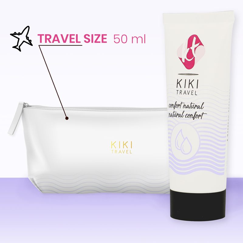 Kik Travel - Confort Lubrificante Naturale 50 Ml - KIKÍ TRAVEL - A Base Silicone | erosidea.com