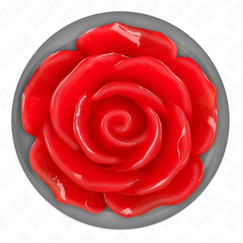 Kink - Plug Anale Rosa Rosso Taglia M - KINK PLEASURE PLUGS - Plug e Catene Anali | erosidea.com