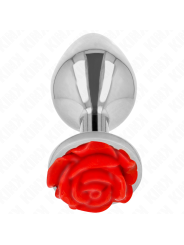 Kink - Plug Anale Rosa Rosso Taglia L - KINK PLEASURE PLUGS - Plug e Catene Anali | erosidea.com