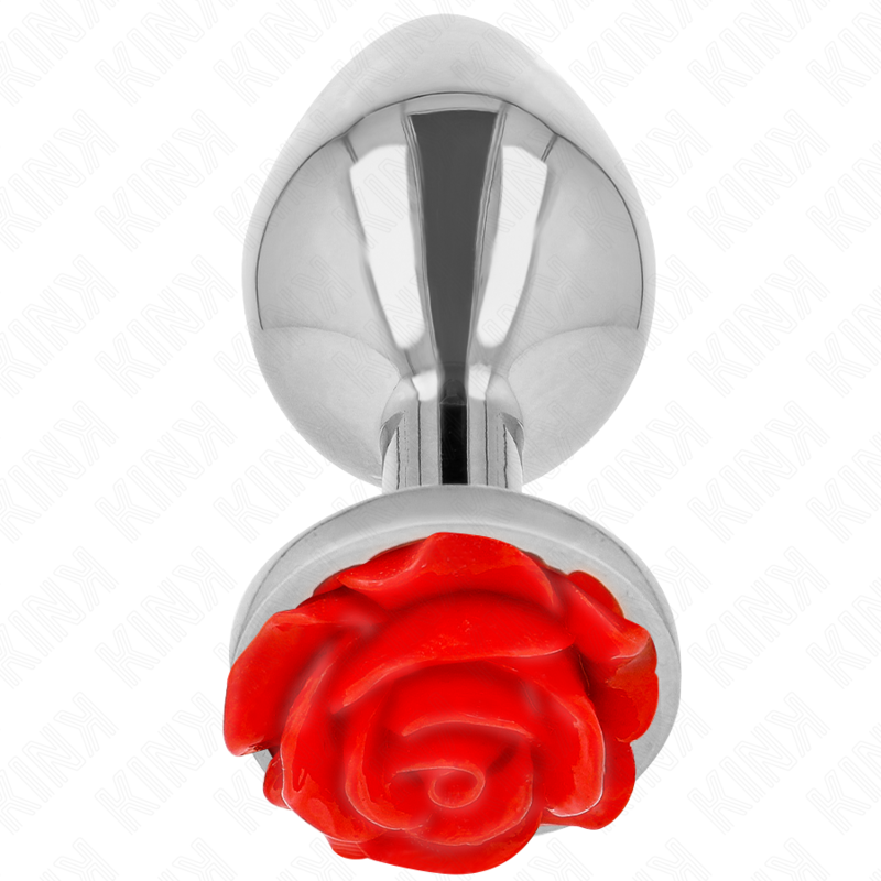 Kink - Plug Anale Rosa Rosso Taglia L - KINK PLEASURE PLUGS - Plug e Catene Anali | erosidea.com