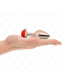 Kink - Plug Anale In Oro Rosa Con Rosa Rossa M - KINK PLEASURE PLUGS - Plug e Catene Anali | erosidea.com