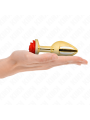 Kink - Plug Anale Oro Rosa Rosso Taglia L - KINK PLEASURE PLUGS - Plug e Catene Anali | erosidea.com