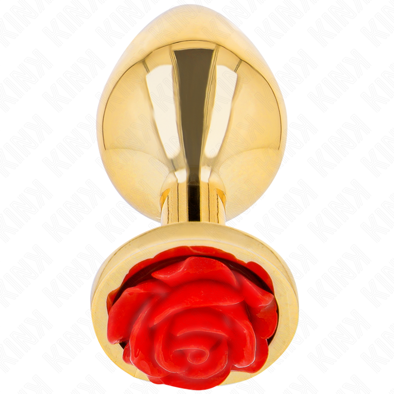 Kink - Plug Anale Oro Rosa Rosso Taglia M - KINK PLEASURE PLUGS - Plug e Catene Anali | erosidea.com