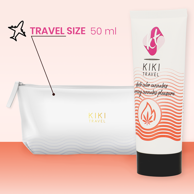 Kik Travel - Cannabis Lubrificante Effetto Caldo 50 Ml - KIKÍ TRAVEL - Aromatizzati e Commestibili | erosidea.com