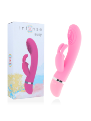 Vibratore Intense Oscillante Susy In Silicone Rosa Rabbit - INTENSE COUPLES TOYS - Vibratori Rabbit | erosidea.com