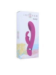 Vibratore Intense Oscillante Susy In Silicone Rosa Rabbit - INTENSE COUPLES TOYS - Vibratori Rabbit | erosidea.com