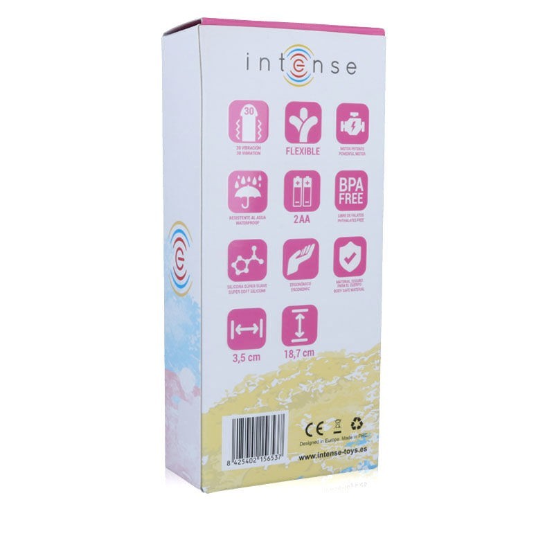 Vibratore Intense Leo Rosa Silicon Luxe - INTENSE COUPLES TOYS - Vibratori | erosidea.com