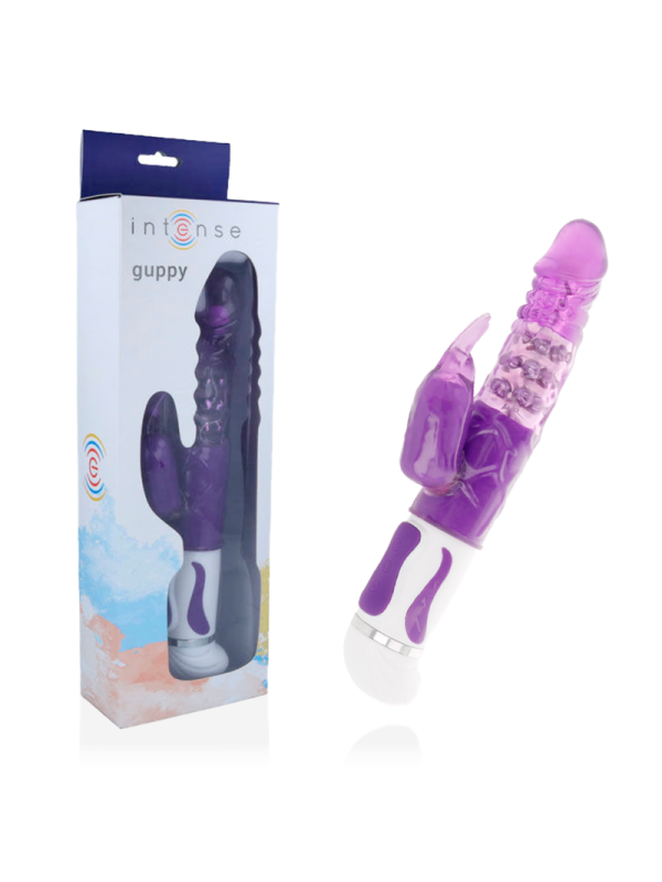 Vibratore Intense Rotante Guppy Lilla - INTENSE COUPLES TOYS - Vibratori | erosidea.com