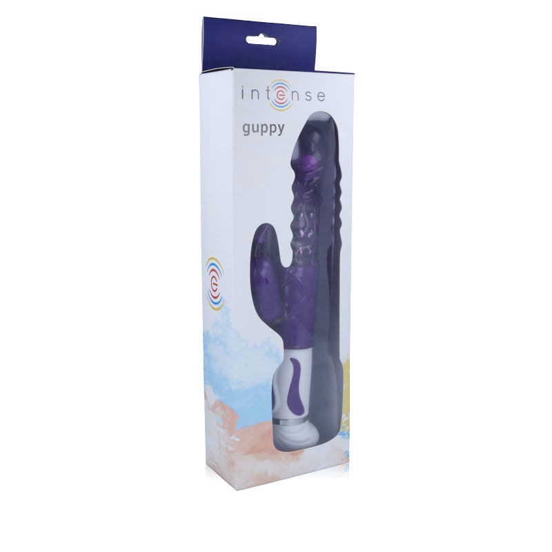 Vibratore Intense Rotante Guppy Lilla - INTENSE COUPLES TOYS - Vibratori | erosidea.com