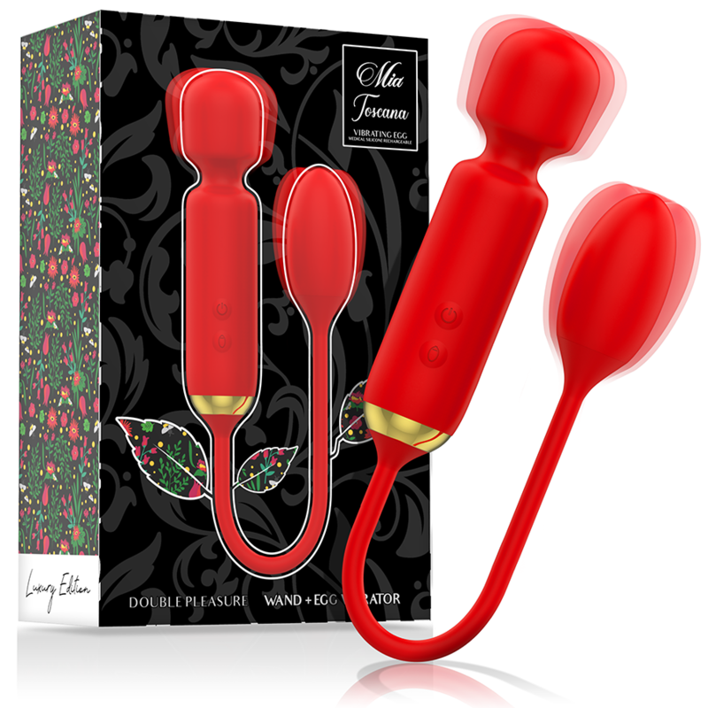 Wand Stimolatore Doppio Toscana Mia Con Uovo - MIA - Magic Wand | erosidea.com