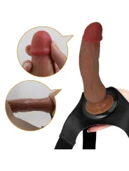 Pretty Love - Kyton Universal Harness Slip Con Dildo Squirting 19 Cm Mulato - PRETTY LOVE - Strap-on e Imbracature | erosidea.com