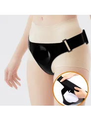 Pretty Love - Kyton Universal Harness Slip Con Dildo Squirting 19 Cm Mulato - PRETTY LOVE - Strap-on e Imbracature | erosidea.com