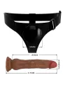 Pretty Love - Kyton Universal Harness Slip Con Dildo Squirting 19 Cm Mulato - PRETTY LOVE - Strap-on e Imbracature | erosidea.com
