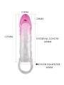 Guaina Pene Pretty Love Odes Realistico 2 Cm Rosa - PRETTY LOVE - Guaine e Prolunghe | erosidea.com