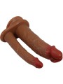 Pretty Love - Hulbert Doppio Dildo Realistico Con Vibrazione Mulato - PRETTY LOVE - Vibratori per Coppia | erosidea.com
