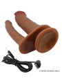 Pretty Love - Hulbert Doppio Dildo Realistico Con Vibrazione Mulato - PRETTY LOVE - Vibratori per Coppia | erosidea.com