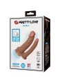 Pretty Love - Hulbert Doppio Dildo Realistico Con Vibrazione Mulato - PRETTY LOVE - Vibratori per Coppia | erosidea.com